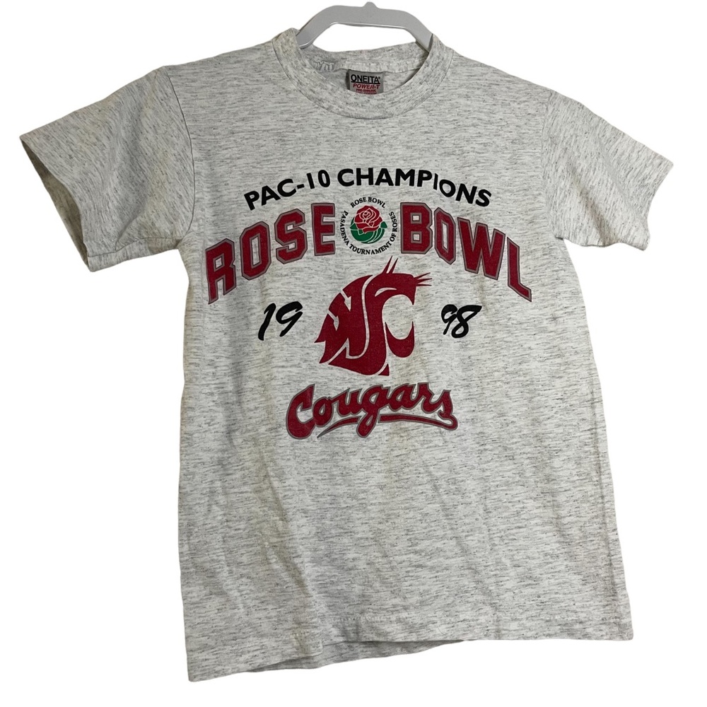 Kids Rose Bowl Single Stitch T Shirt 10/12 M